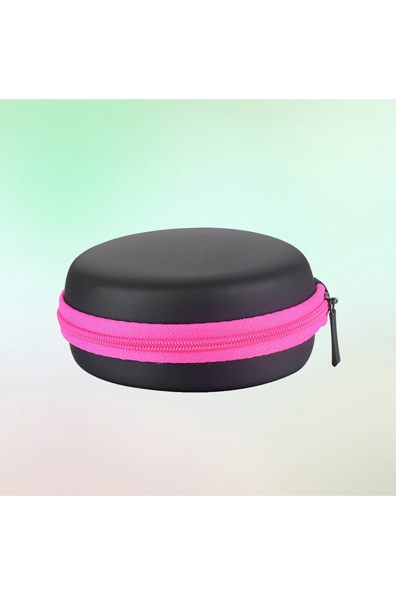 2Pcs Essential Oil Storage Bag Portable 12 Grid Black Eva PU Carry Case