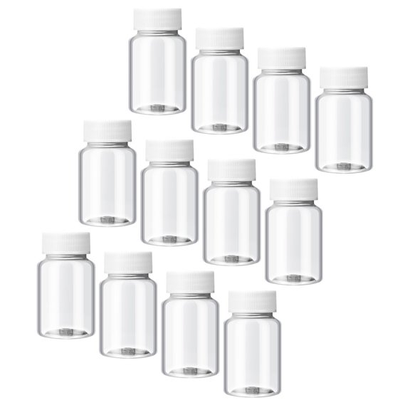 HEANUJJ Empty Travel Containers Transparent Pet PP Practical for Daily Use 12Pcs