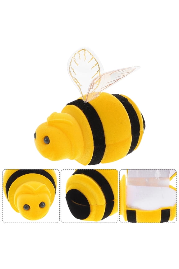 ELAYARD Assorted Color Bee Jewelry Box with Velvet Lining for Stylish Storage and Home Decoration