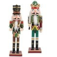 thumbnail image 1 of LOLIPPYY 2pcs Nutcracker Bead Pendant Wood Assorted Color Decoration for Home Decoration, 1 of 7