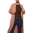 thumbnail image 1 of absuyy Winter Cardigan for Women Warm Knit Sweaters Coats with Pockets Plus Size Duster Jacket, 1 of 7