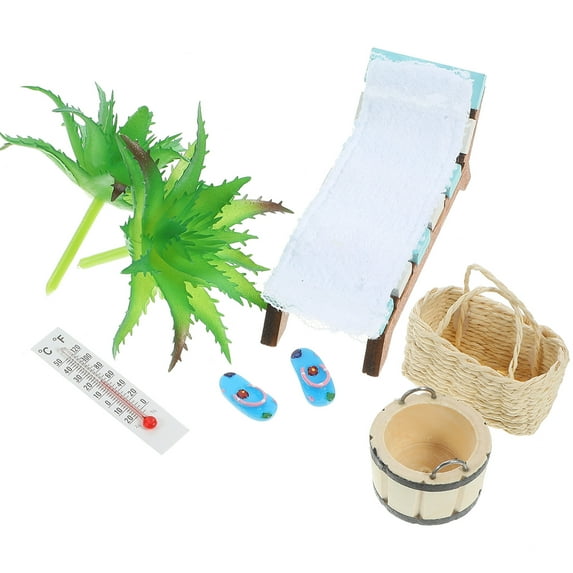 HEANUJJ 1 Set Micro Furniture Miniature House Ornament Assorted Gardening Art