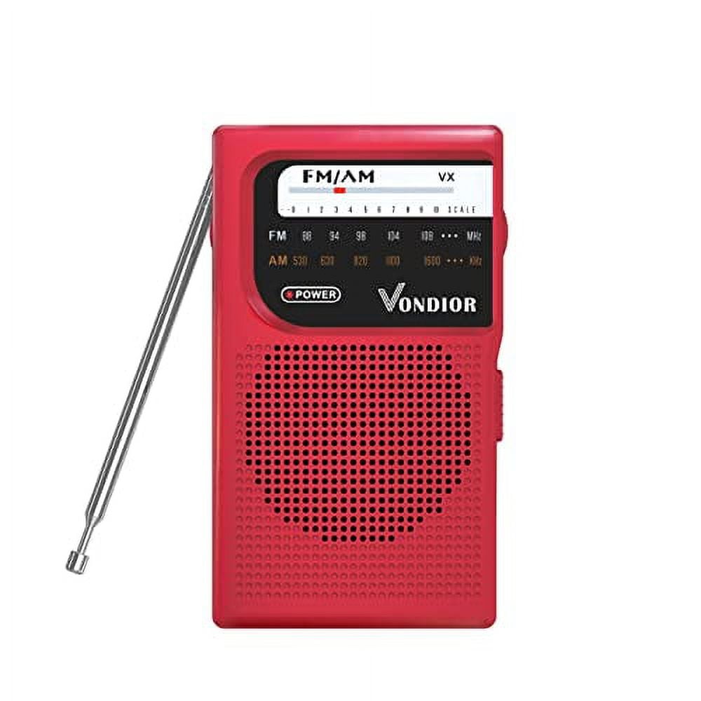  FUHONGYUAN AM FM Portable Pocket Radio, Compact