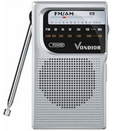 Sony ICF-P27 Compact Pocket AM/FM Portable Radio with Speaker and Tuner ...