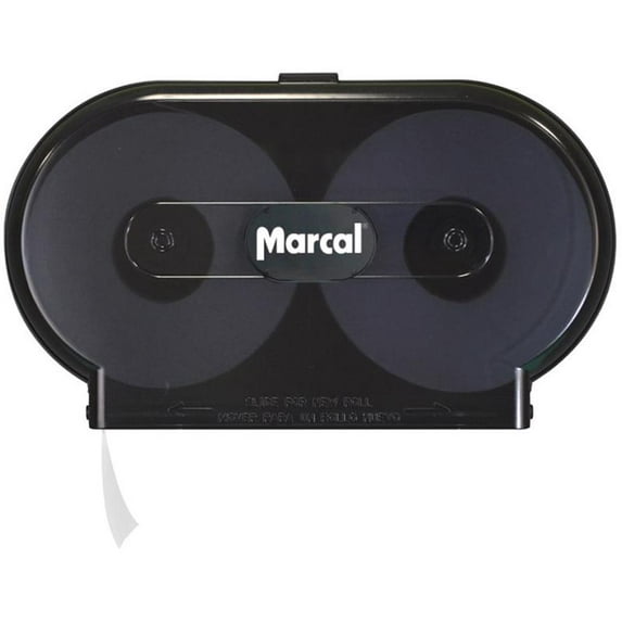 Vondrehle HDJRT1 Plastic Mounted Twin Jumbo Roll Tissue Dispencer