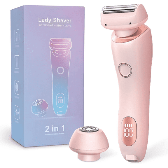 Vongem Electric Shaver for Women Rechargeable,  Electric Razors for Women Wet and Dry Gift Set