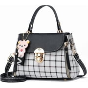 Small Purses and Handbags for Women Fashion  Crossbody Bag Lightweight Shoulder Bag Plaid Pattern Satchel