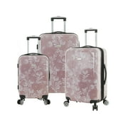 Vonguish Collection 3 piece Hard-Side Expandable 8 Wheel Luggage Set
