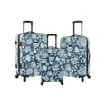 thumbnail image 1 of Vonguish 3-piece Hard Side Luggage Set with 8 Wheel Spinners, Royal Blue, 1 of 6