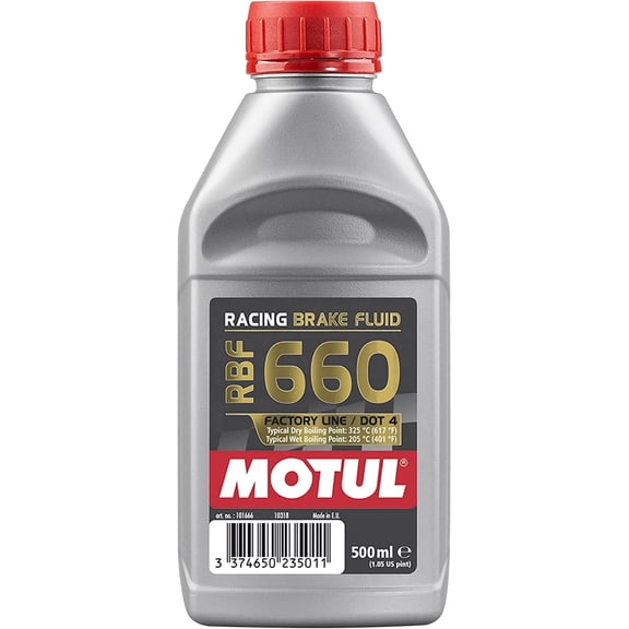 Vonluxe Zone 101667 RBF 660 Dot-4 100 Percent Synthetic Racing Brake Fluid - 500 ml