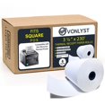 Vonlyst Receipt Paper Roll 3 1/8 x 230 for Square Register and Square