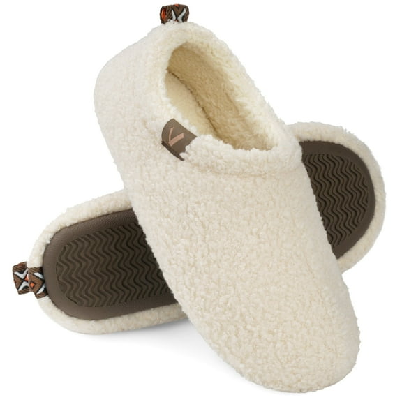 Vonmay Women's Cozy Lightweight House slippers with Fleece Lining and Curly Faux Fur