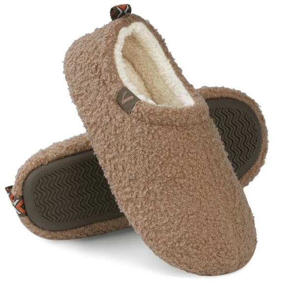 Vonmay Women's Cozy Lightweight House slippers with Fleece Lining and Curly Faux Fur