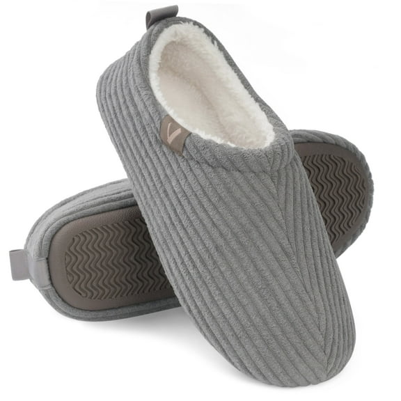 Vonmay Women's Cozy Lightweight House slippers with Fleece Lining and Curly Faux Fur