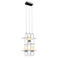 thumbnail image 1 of Vonn Lighting VAC3273CH 16 in. Integrated LED Wire Frame Chandelier Lighting Fixture with Glass Shades in Chrome, 1 of 2