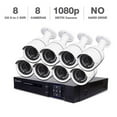 thumbnail image 1 of Vonnic DK8-CU0808 CCTV DIY Kit with 8 Channel, 1080 Pixel & 5-in-1 XVR with 8 TVI Cameras, 1 of 1