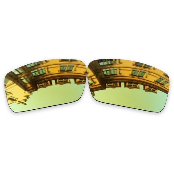Vonxyz 24K MirrorCoat Polarized Lenses Replacement for Oakley Gascan OO9014 Sunglass