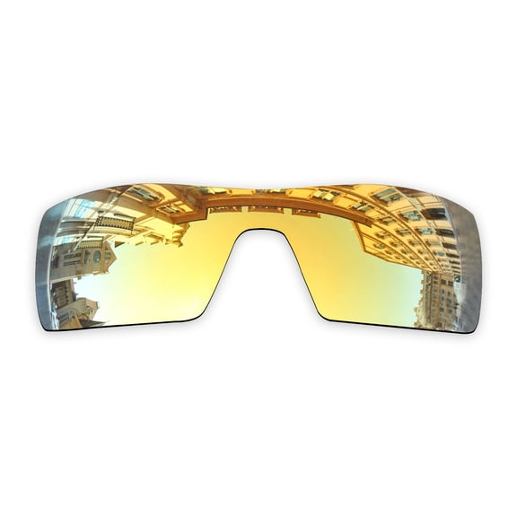 Vonxyz 24K MirrorCoat Polarized Lenses Replacement for Oakley Oil Rig Sunglass