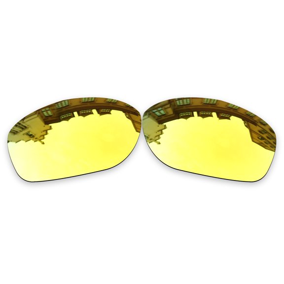 Vonxyz 24K MirrorCoat Polarized Lenses Replacement for Oakley Pit Bull OO9127 Sunglass