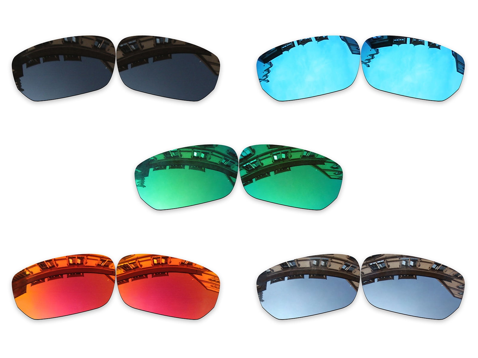 Vonxyz 5 Pack Polarized Replacement Lenses for Oakley Style Switch OO9194 Sunglasses