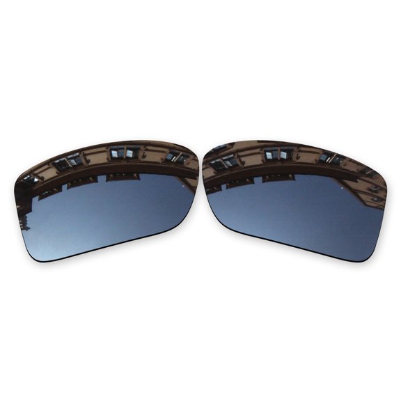 Vonxyz Black MirrorCoat Polarized Lenses Replacement for Oakley Double Edge OO9380 Sunglass