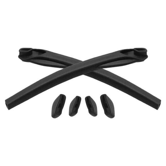 Vonxyz Black Replacement Earsocks Nosepieces Rubber Kits for Oakley Flak 2.0/Flak 2.0 XL Sunglasses