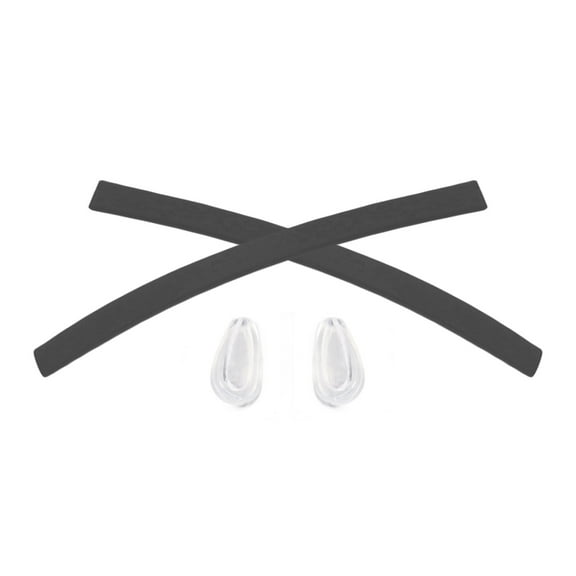 Vonxyz Black Replacement Earsocks Nosepieces Rubber Kits for Oakley Tincup OX3184 Glasses