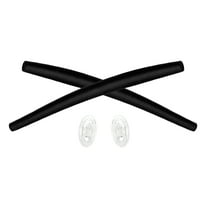 Vonxyz Black Replacement Earsocks Nosepieces Rubber Kits for Oakley Transistor OX3085 Glasses