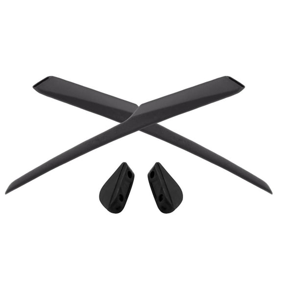 Vonxyz Black Replacement Earsocks Nosepieces Rubber Kits for Oakley Valve New 2014 OO9236 Sunglasses