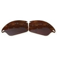 thumbnail image 1 of Vonxyz Bronze Brown Polarized Lenses Replacement for Oakley Fast Jacket OO9097 Sunglass, 1 of 5