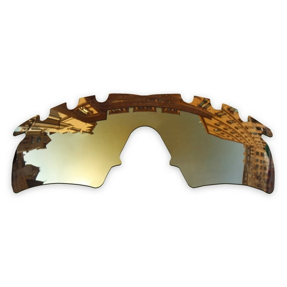 Vonxyz Bronze MirrorCoat Polarized Lenses Replacement for Oakley M Frame Hybrid Vented Sunglass