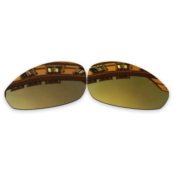 Vonxyz Bronze MirrorCoat Polarized Lenses Replacement for Oakley Straight Jacket 2007 Sunglass