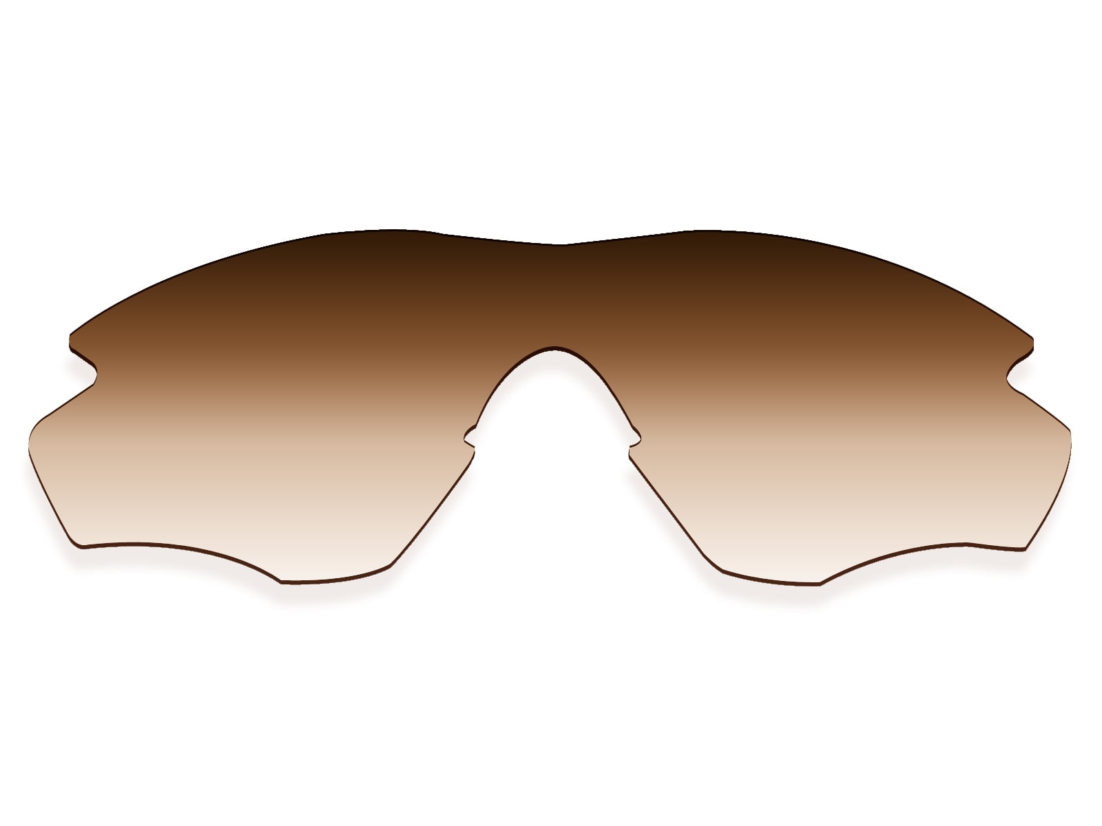 Vonxyz Brown Gradient Polarized Lenses Replacement for Oakley M2