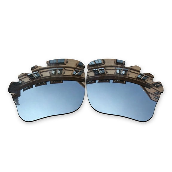 Vonxyz Chrome MirrorCoat Polarized Lenses Replacement for Oakley Flak Jacket XLJ Vented Sunglass