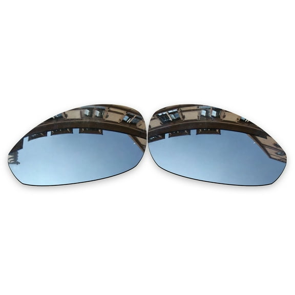 Vonxyz Chrome MirrorCoat Polarized Lenses Replacement for Oakley Split Jacket OO9099 Sunglass
