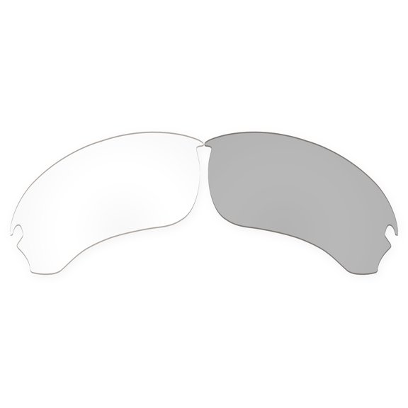 Vonxyz Clear Black Photochromic Activated Lenses Replacement for Oakley Flak Draft OO9364 Sunglass