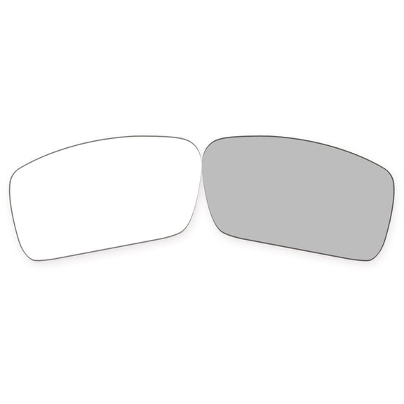 Vonxyz Clear Black Photochromic Activated Lenses Replacement for Oakley Gascan OO9014 Sunglass
