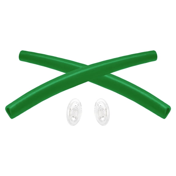 Vonxyz Deep Green Replacement Earsocks Nosepieces Rubber Kits for Oakley Whisker Sunglasses