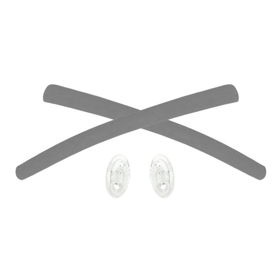 Vonxyz Gray Replacement Earsocks Nosepieces Rubber Kits for Oakley Metal Plate OX5038 Glasses