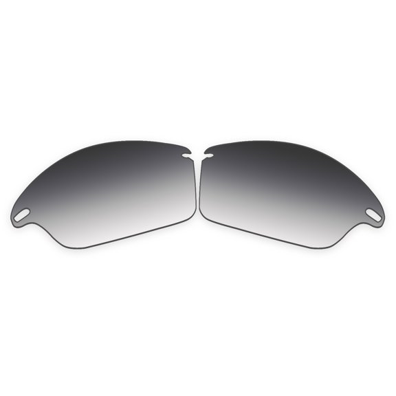 Vonxyz Grey Gradient Polarized Lenses Replacement for Oakley Fast Jacket OO9097 Sunglass