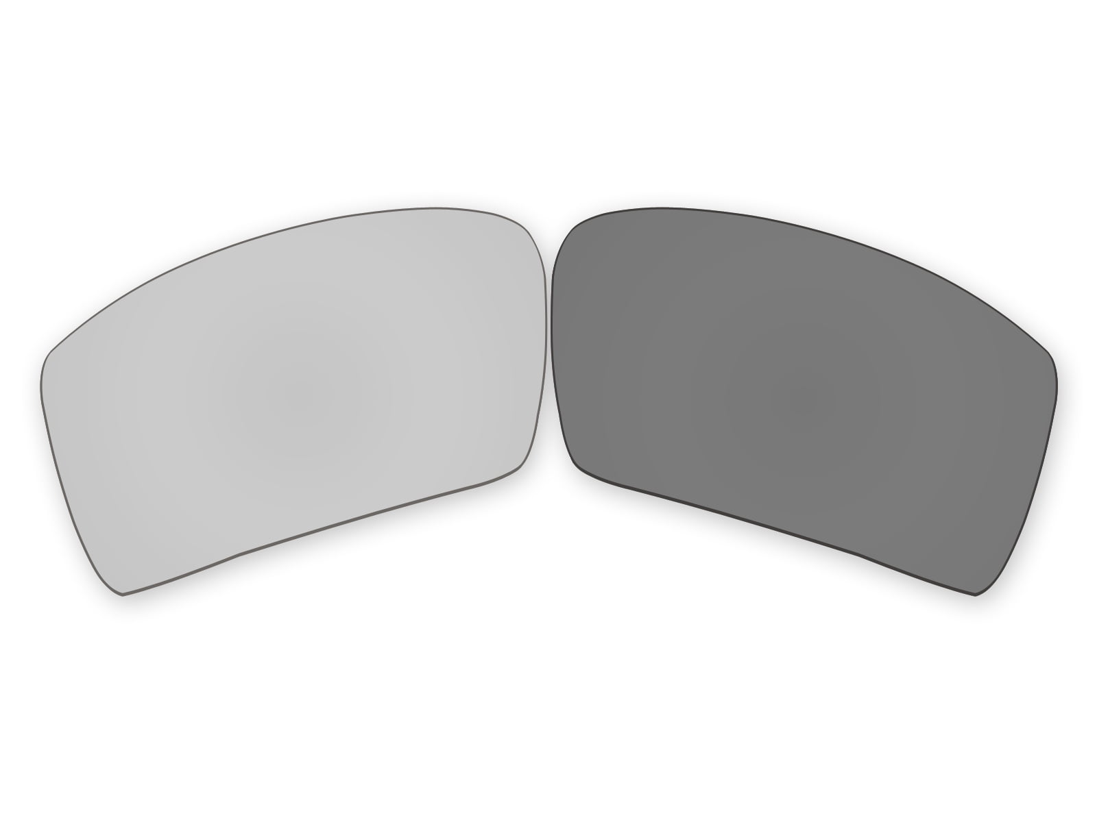 Vonxyz Replacement Lenses For Electric Knoxville Sunglasses - Clear Black Photochromic, Polarized, UV Protection, Anti-Scratch