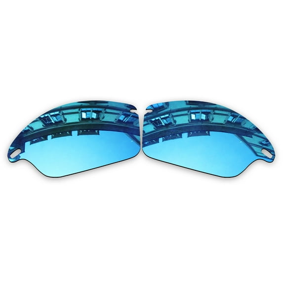 Vonxyz Ice MirrorCoat Polarized Lenses Replacement for Oakley Fast Jacket OO9097 Sunglass