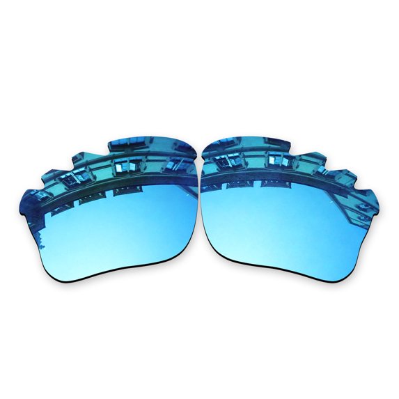 Vonxyz Ice MirrorCoat Polarized Lenses Replacement for Oakley Flak Jacket XLJ Vented Sunglass