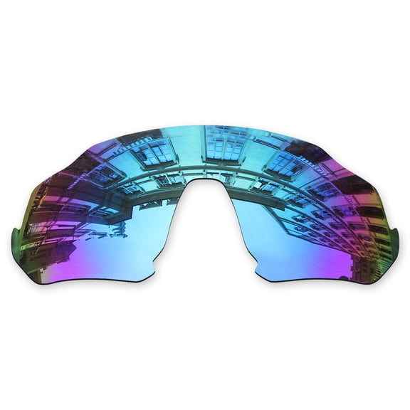 Vonxyz Ice MirrorCoat Polarized Lenses Replacement for Oakley Flight Jacket OO9401 Sunglass
