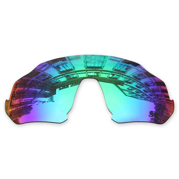 Vonxyz Jade MirrorCoat Polarized Lenses Replacement for Oakley Flight Jacket OO9401 Sunglass
