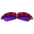 thumbnail image 1 of Vonxyz Midnight MirrorCoat Polarized Lenses Replacement for Oakley Fast Jacket OO9097 Sunglass, 1 of 5