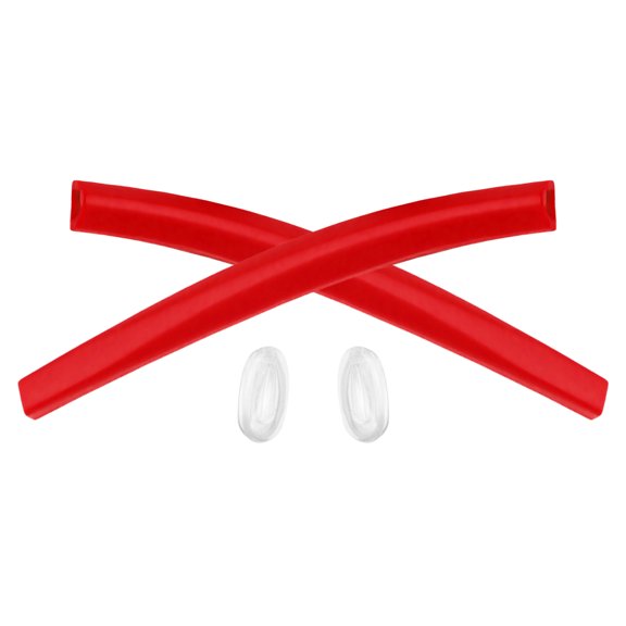 Vonxyz Red Replacement Earsocks Nosepieces Rubber Kits for Oakley Deviation OO4061 Sunglasses