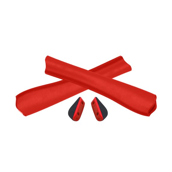 Vonxyz Red Replacement Earsocks Nosepieces Rubber Kits for Oakley Pit Bull OO9127 Sunglasses