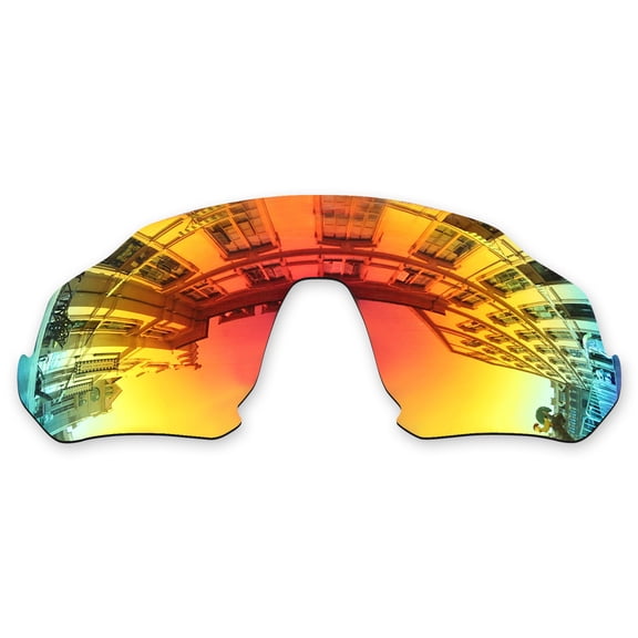 Vonxyz Ruby MirrorCoat Polarized Lenses Replacement for Oakley Flight Jacket OO9401 Sunglass