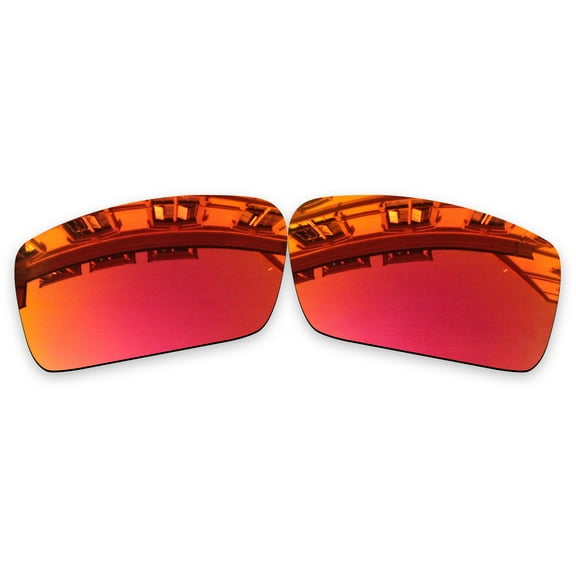 Vonxyz Ruby MirrorCoat Polarized Lenses Replacement for Oakley Gascan OO9014 Sunglass